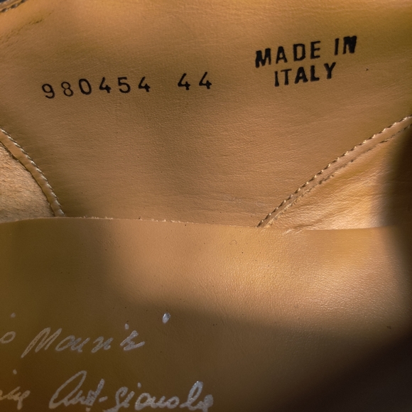 Antonio Maurizi Cap Toe Double Monk Strap Loafers (Tan US Men's Size: 11… - Picture 12 of 13